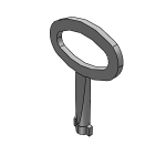 Keys for latches and locks