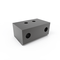 Flange plate horizontal, to WDX-Standard