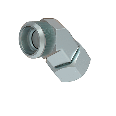 45° swivel coupling, complete