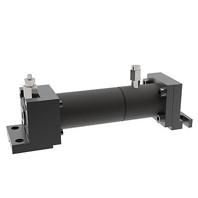 Force cylinder 15 kN with mounting flange