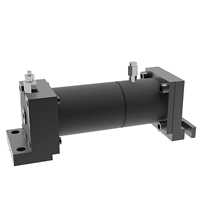 Force cylinder 40 kN with mounting flange