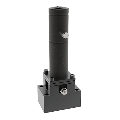 Force cylinder 15 kN with base plate