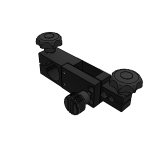 Dial gauge holders with fine-adjustment