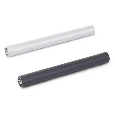Handle tubes with screw channel