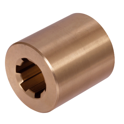 Moyeu cannelé en laiton