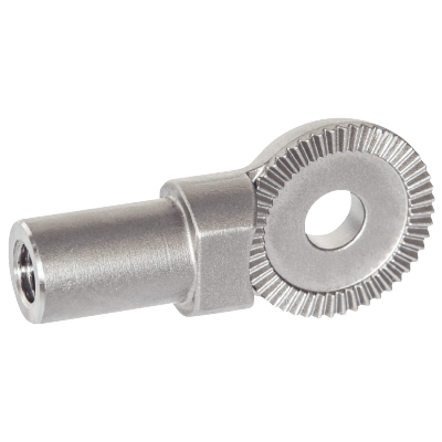 Disque d'indexation inox - Avec insert taraudé