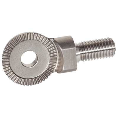 Disque d'indexation inox - Avec insert fileté