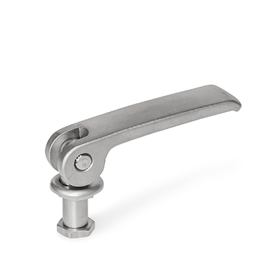 Locking joint sets, Type E, with clamping lever with eccentrical cam