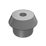 Bevel gears in steel, ratio 1:2; toothing milled, straight teeth, engagement angle 20°