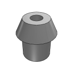 Bevel gears, plastic, ratio 1:2 injection-moulded, straight teeth, engagement angle 20°