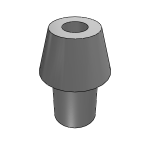Bevel gears, plastic, ratio 1:4 injection-moulded, straight teeth, engagement angle 20°