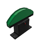 Chain tensioner SPANN-BOX® Size 1, Steel zinc-plated, black lackered