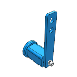 Tensioning elements with front mounting