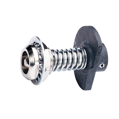 Loquet à compression à empreinte "triangle" - Ouverture gauche - Inox