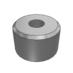 Trapezoidal thread nuts, round, double-start, right-hand thread