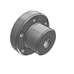 Trapezoidal thread flange nuts single-start, RH or LH thread