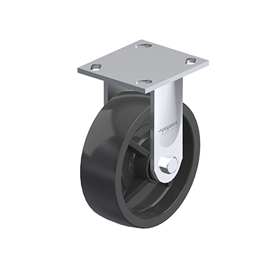 Medium Duty Casters, Polypropylene Wheel Tread / Core, Medium Version, Type B Rigid bracket, Inch