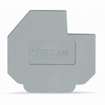 End plate for 630 V, cut-out dimensions l 1 1.5 mm / 0.059 in thick