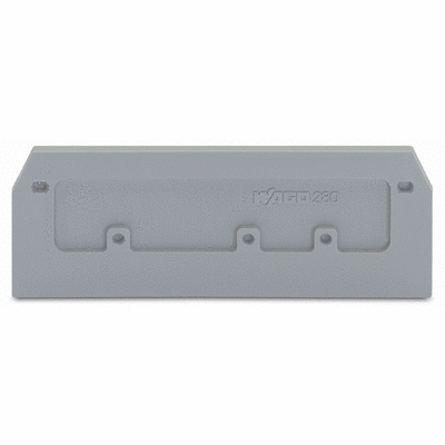 End and intermediate plate, 2.5 mm thick