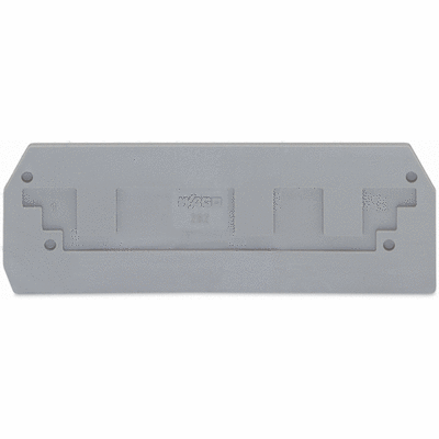 End and intermediate plate, 2.5 mm thick