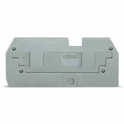 Step-down cover plate, 1 mm thick, only for 2-conductor 283-901 terminal block