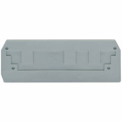 End and intermediate plate, 2.5 mm thick