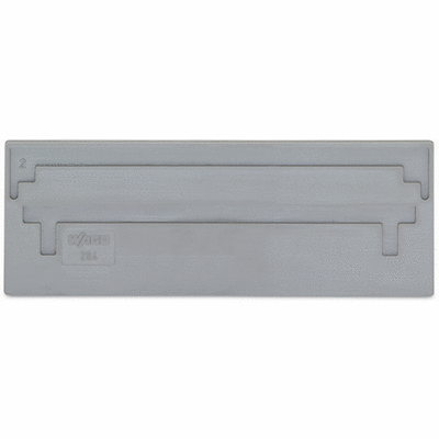 Separator plate, 2 mm thick, oversized