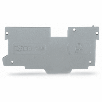 End and intermediate plate, 1.1 mm thick