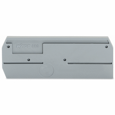 End and intermediate plate, 2.5 mm thick