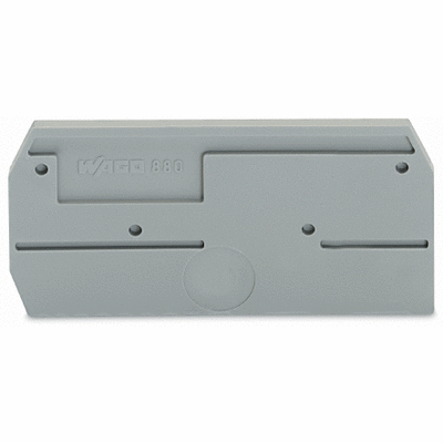 End and intermediate plate, 2.5 mm thick