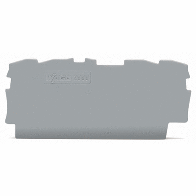 End and intermediate plate, 0.7 mm thick