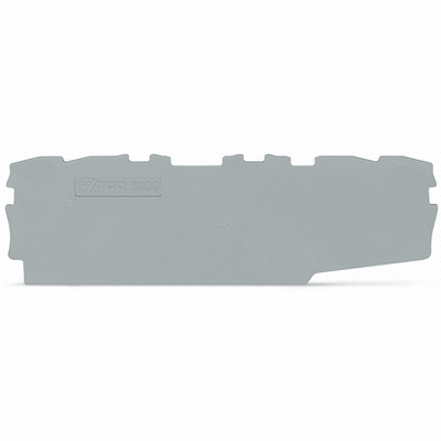 End and intermediate plate, 0.7 mm thick