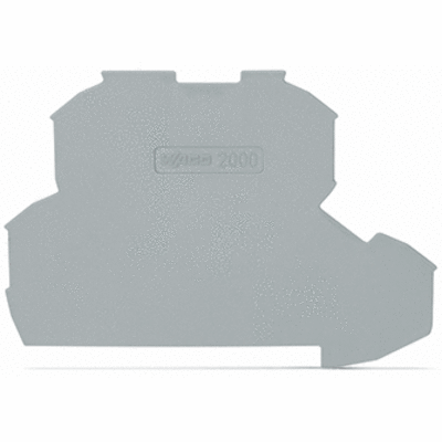 End plate, 0.7 mm thick