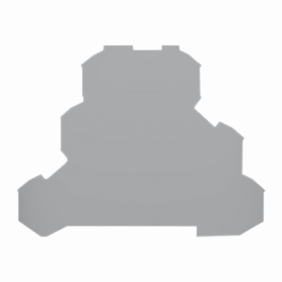 End and intermediate plate, 0.7 mm thick