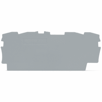 End and intermediate plate, 0.8 mm thick