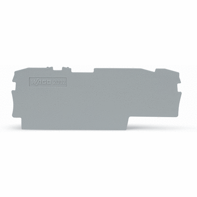 End and intermediate plate, 1 mm thick