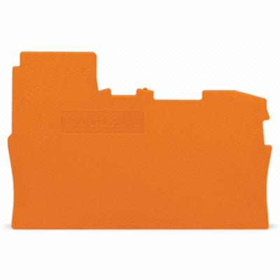 End and intermediate plate, 0.8 mm thick