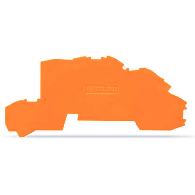 End and intermediate plate, 0.8 mm thick