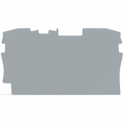 End and intermediate plate, 1 mm thick