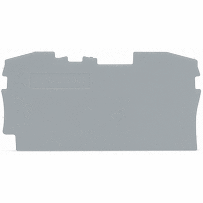 End and intermediate plate, 1 mm thick