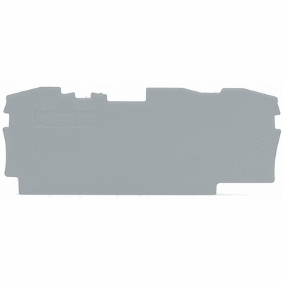 End and intermediate plate, 1 mm thick