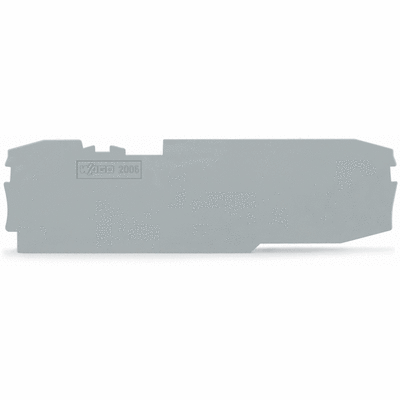 End and intermediate plate, 1 mm thick