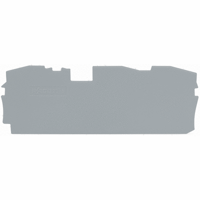 End and intermediate plate, 1 mm thick