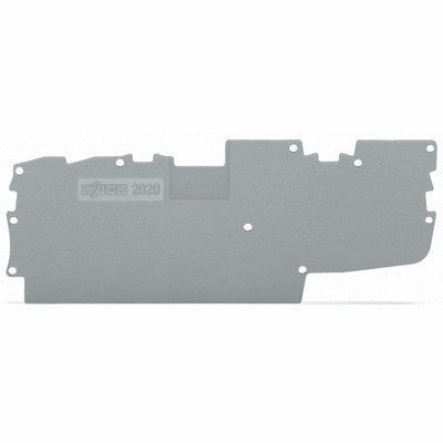 End and intermediate plate, 1 mm thick