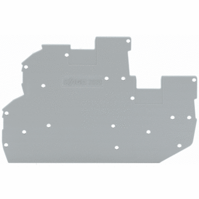 End and intermediate plate, 1 mm thick