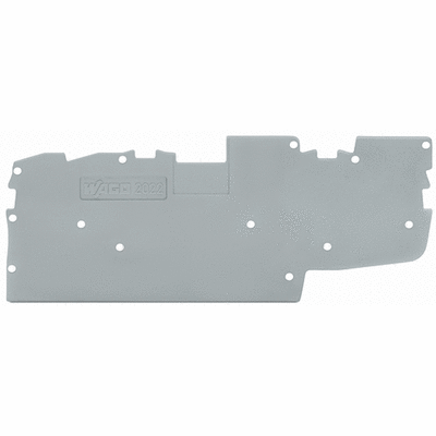 End and intermediate plate, 1 mm thick