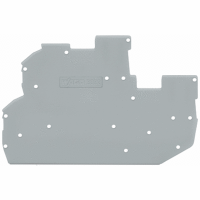 End and intermediate plate, 1 mm thick