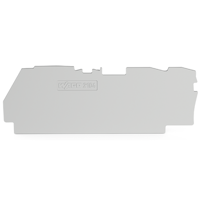 End and intermediate plate