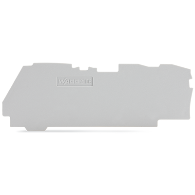 End and intermediate plate