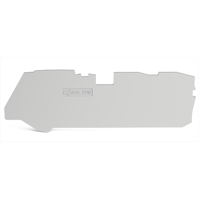 End and intermediate plate